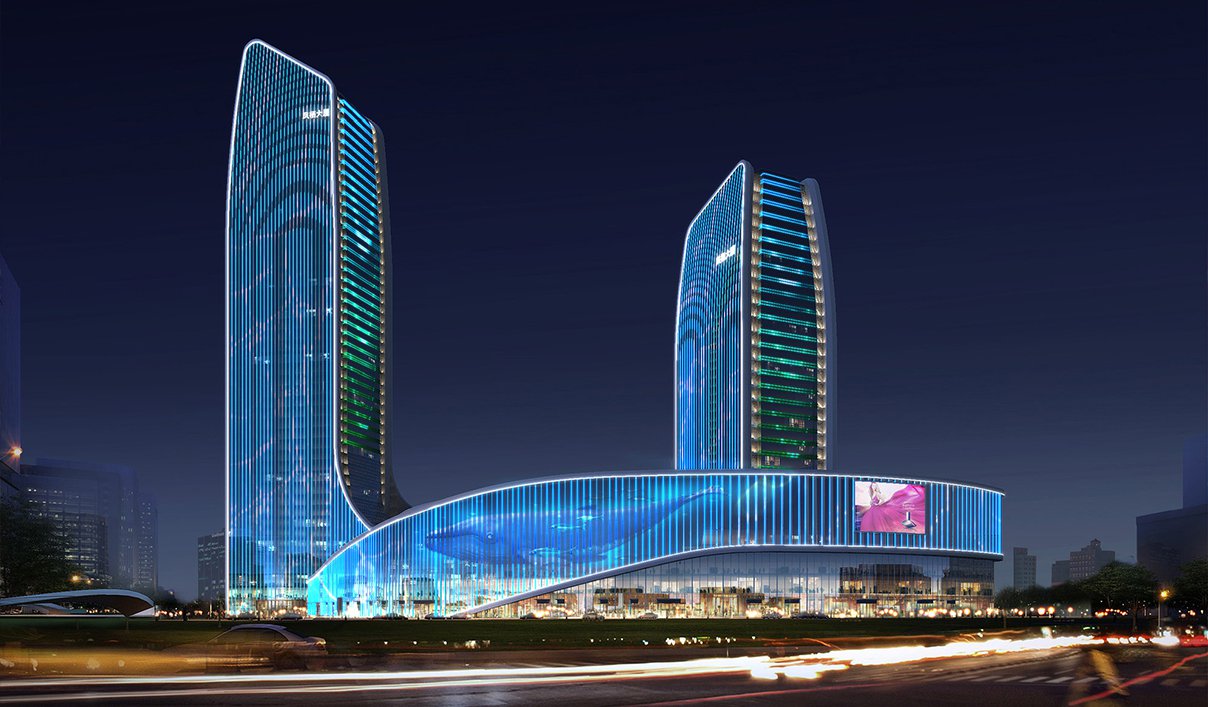 湖州市科技城人才创业园建设项目——泛光亮化及大屏幕显示系统工程